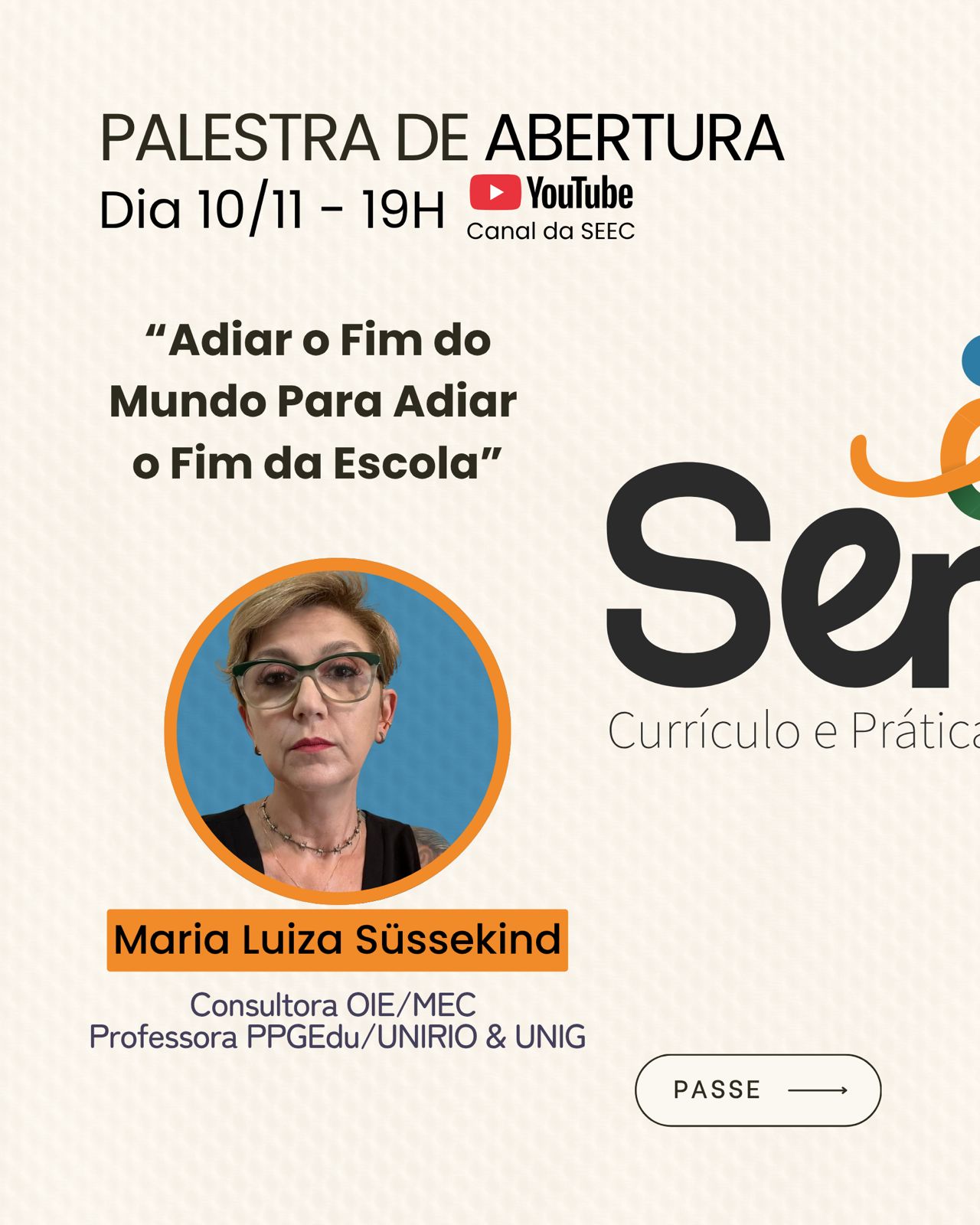 Programação dia 10/11